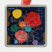 Kandinsky - Versluierde Gloed Metalen Ornament (Voorkant)