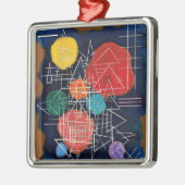 Kandinsky - Versluierde Gloed Metalen Ornament (Links)