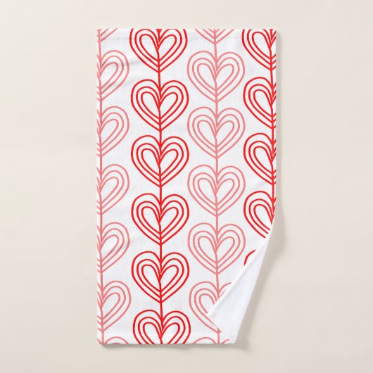 Kandinsky Verspreide Valentijn’s Bad Handdoek (Handdoek)