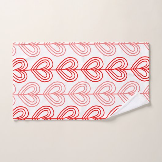 Kandinsky Verspreide Valentijn’s Bad Handdoek (Handdoek)