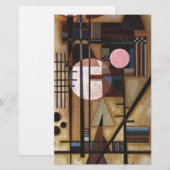 Kandinsky Verzachte Constructie Briefpapier (Voorkant / Achterkant)