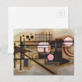 Kandinsky Verzachte Constructie Plat Kaart (Voorkant / Achterkant)
