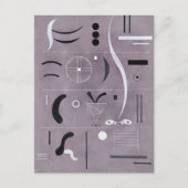 Kandinsky - Vier delen, abstracte kunst, Briefkaart (Voorkant)
