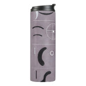 Kandinsky - Vier delen, abstracte kunst, Thermosbeker (Gedraaid links)