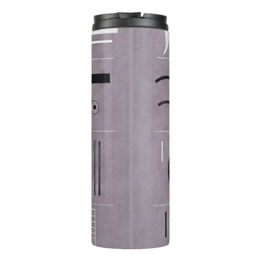 Kandinsky - Vier delen, abstracte kunst, Thermosbeker (Achterkant)