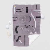 Kandinsky - Vier delen, Golfhanddoek (Insitu)