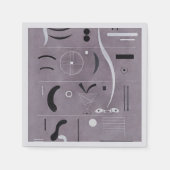 Kandinsky - Vier delen, Servet (Voorkant)