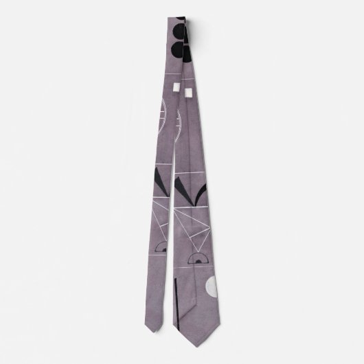 Kandinsky - Vier delen, Stropdas (Achterkant)