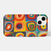 Kandinsky Vierkanten Cirkels iPhone Hoesje (Achterkant horizontaal)