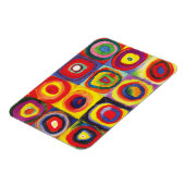 Kandinsky-vierkanten met concentrische cirkels, magneet (Linkerzijde)