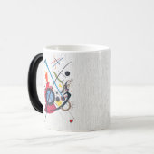Kandinsky Violet - Abstracte Fijne Kunst Magische Mok (Voorkant links)