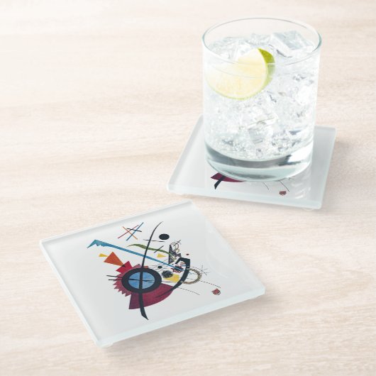 Kandinsky Violet Bauhaus Onderzetter (Schuin)