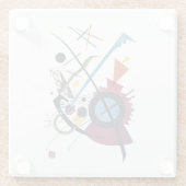 Kandinsky Violet Bauhaus Onderzetter (Achterkant)
