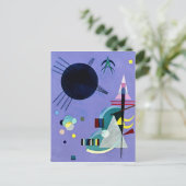 Kandinsky - Violet Groen Briefkaart (Staand voorkant)