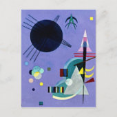 Kandinsky - Violet Groen Briefkaart (Voorkant)