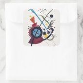 Kandinsky - Violet, Vierkante Sticker (Tas)