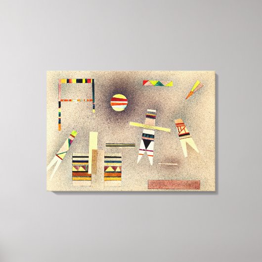 Kandinsky - Vlucht, abstract kunstwerk Canvas Afdruk (Voorkant)