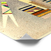 Kandinsky - Vlucht, abstract kunstwerk Poster (Hoek)