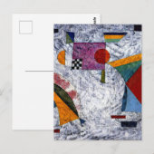 Kandinsky - Vluchtige, kleurrijke kunst, Briefkaart (Voorkant / Achterkant)