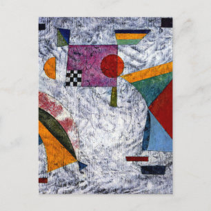 Kandinsky - Vluchtige, kleurrijke kunst, Briefkaart