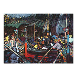 Kandinsky - Volga lied, Foto Afdruk