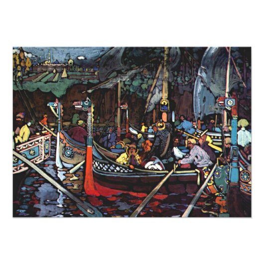 Kandinsky - Volga lied, Foto Afdruk (Voorkant)