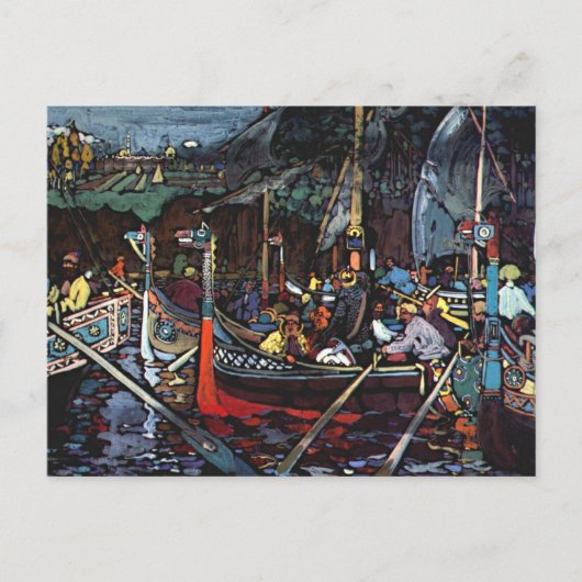 Kandinsky - Volga Song Briefkaart (Voorkant)