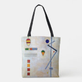 Kandinsky - Von-Zu, beroemde kunst, Tote Bag (Achterkant)
