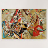 Kandinsky vormt Abstracte kunstschildering Legpuzzel (Horizontaal)