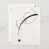 Kandinsky - Vrije kromme Briefkaart (Voorkant / Achterkant)