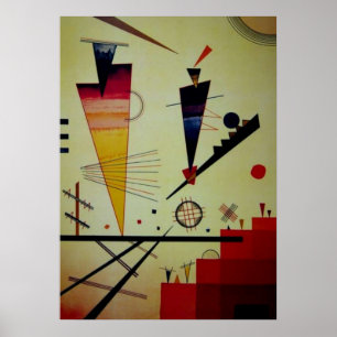 Kandinsky Vrolijk Structuur Abstract Schilderen Poster