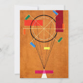 Kandinsky - vrolijke, abstracte schilderij, kaart (Voorkant)