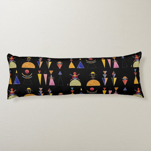 Kandinsky, waterverf schets voor Gate of Kiev Lichaamskussen (Achterkant)