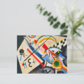 Kandinsky White Cross Briefkaart (Staand voorkant)