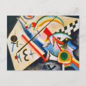 Kandinsky White Cross Briefkaart (Voorkant)
