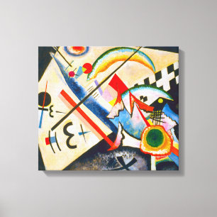 Kandinsky White Cross Canvas Afdruk