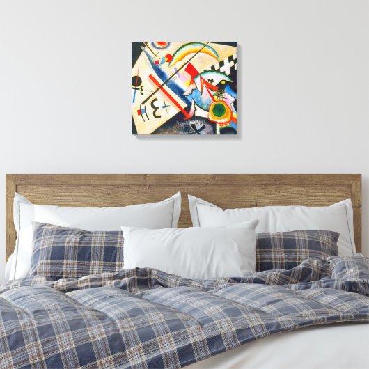 Kandinsky White Cross Canvas Afdruk (Insitu (Slaapkamer))