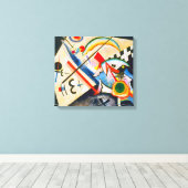 Kandinsky White Cross Canvas Afdruk (Insitu (Houten vloer))