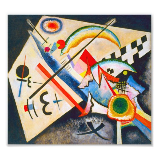 Kandinsky White Cross Foto Afdruk (Voorkant)