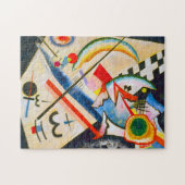 Kandinsky White Cross Puzzle Legpuzzel (Horizontaal)