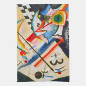 Kandinsky White Cross Theedoek (Verticaal)
