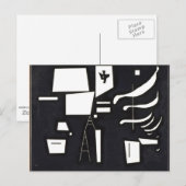 Kandinsky - White - Soft and Hard Briefkaart (Voorkant / Achterkant)