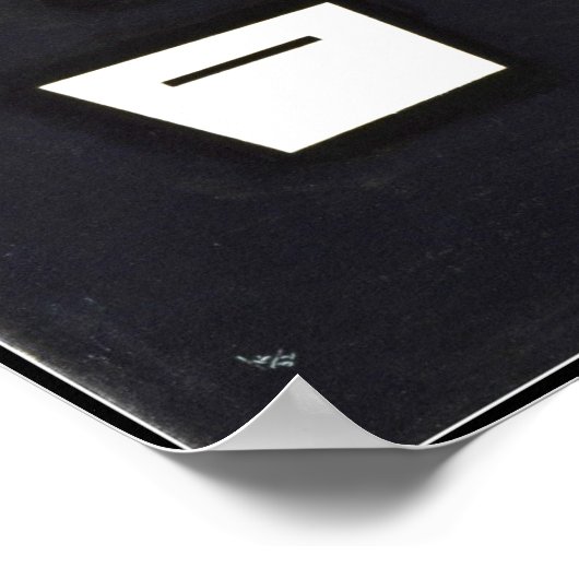 Kandinsky, White-Soft en Hard Poster (Hoek)