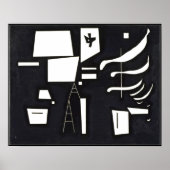 Kandinsky, White-Soft en Hard Poster (Voorkant)