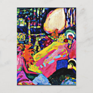 Kandinsky - White Sound, beroemd schilderij,  Briefkaart