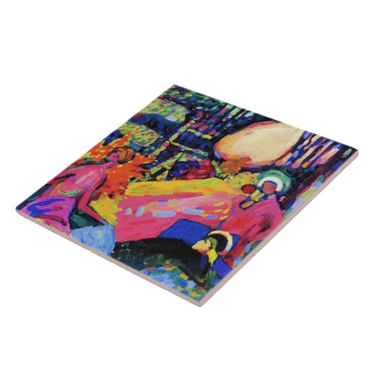 Kandinsky - White Sound Tegeltje (Zijkant)