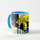 Kandinsky - Winter Landscape Mok (Voorkant links)