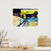 Kandinsky - Winter Landscape Poster (Keuken)