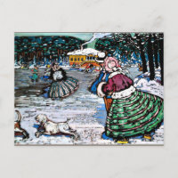Kandinsky - Winter (Schaatsers)