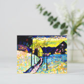 Kandinsky - Winterlandschap Briefkaart (Staand voorkant)